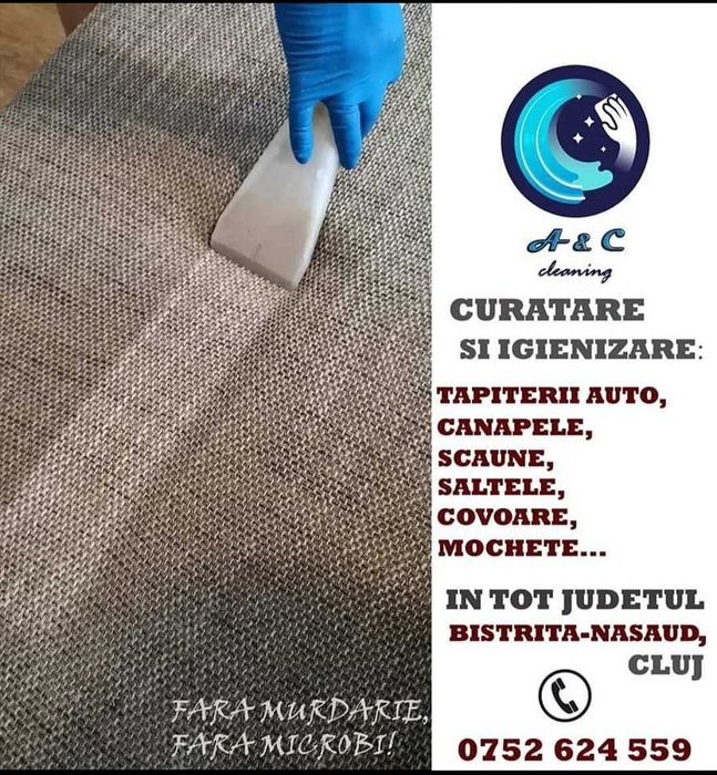 Curatare coltar, saltea, canapea, mocheta, covor, auto