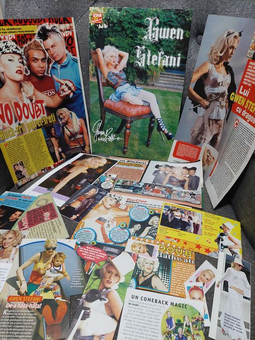Colectie de articole cu Gwen Stefani No Doubt PLUS miniposter
