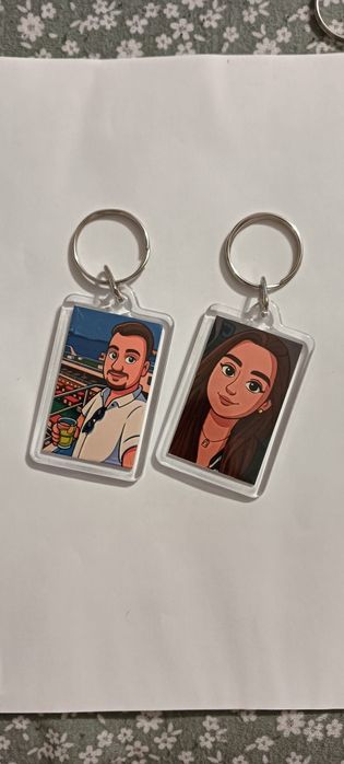 Caricaturi personalizate si brelocuri personalizate dupa poza