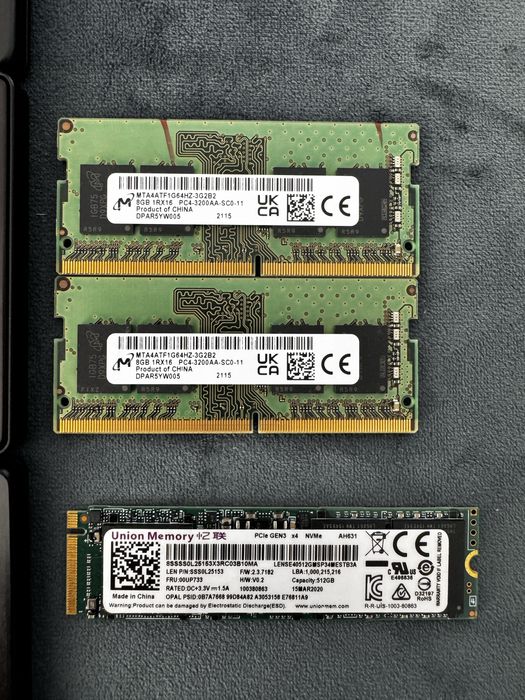 Pachet SSD Samsung + NVMe 512GB + RAM DDR4 16GB – 5 componente