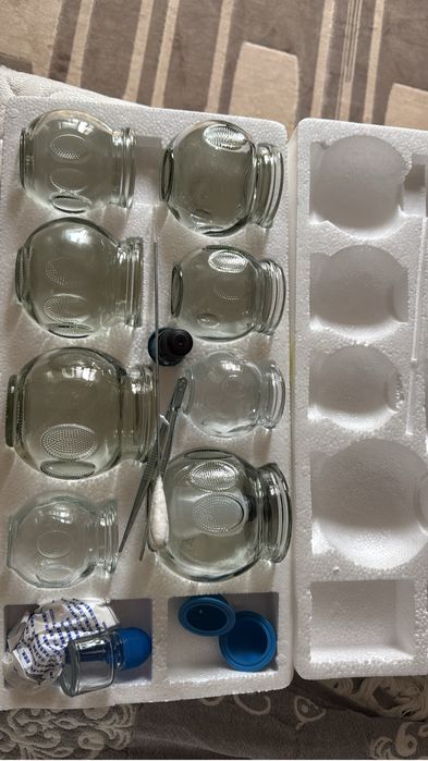 Стеклянные вакуумные банки для массажа алматы