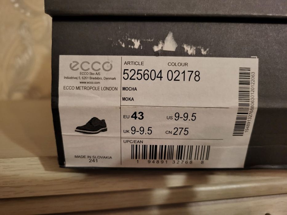 Оригинальные туфли Ecco