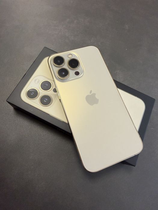 Iphone 13 pro 128gb gold с подарък case и протектор