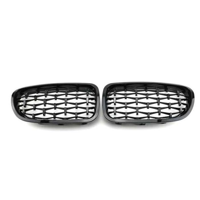 Grile Nari M Diamond BMW F10 F11 Negru Lucios Complet, Grila Dubla