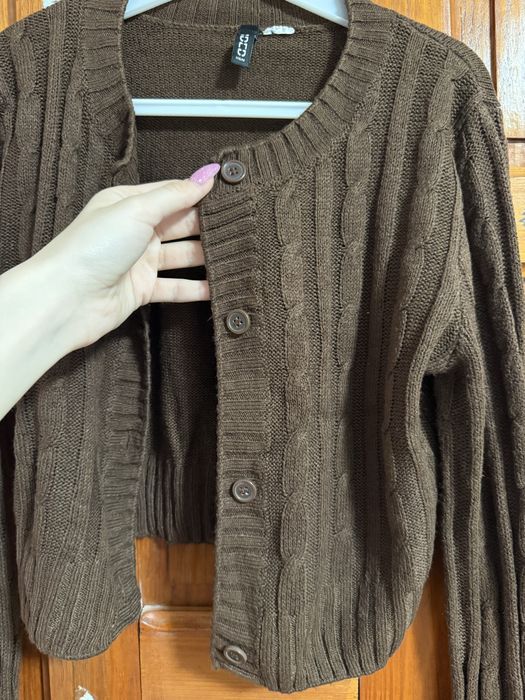 Кафява жилетка H&M xs размер