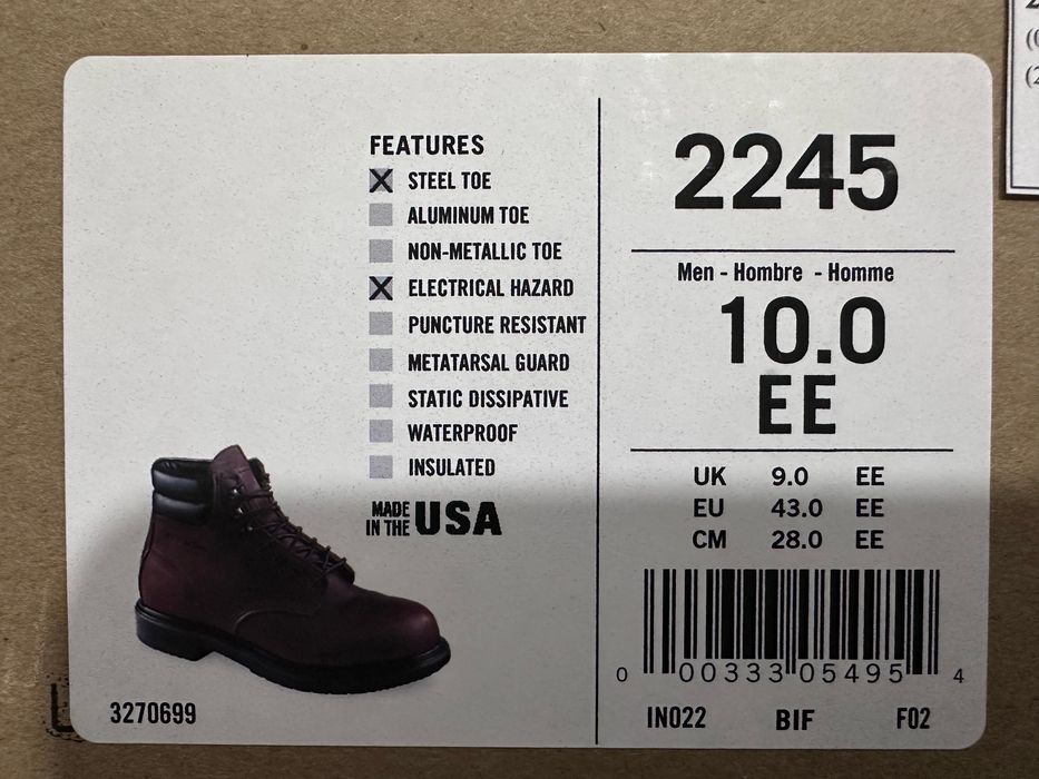 Новые ботинки Redwing летний