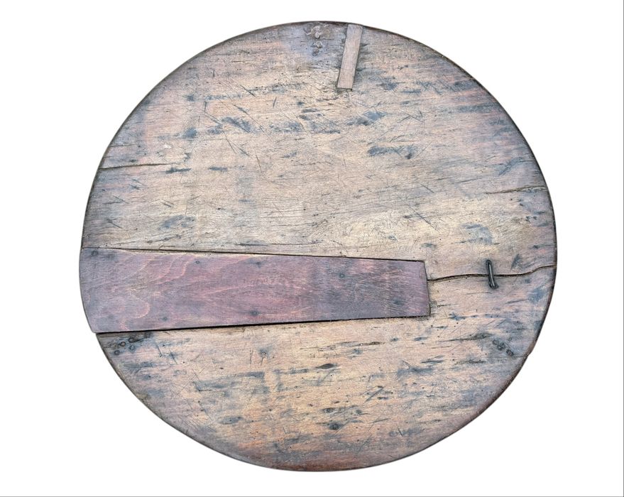 Masuta taraneasca veche blat rotund