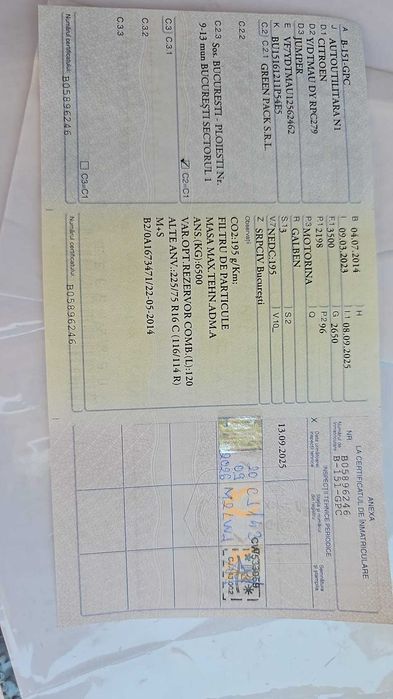 citroen jumper 2.2 130cp prelata 10 ep euro 5