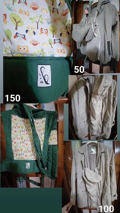 Marsupiu bebe, hanorac, palton