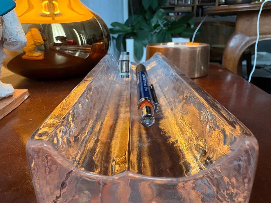 Suport pixuri/creioane Lindshammar ICEGLAS semnat Christen Sjögren