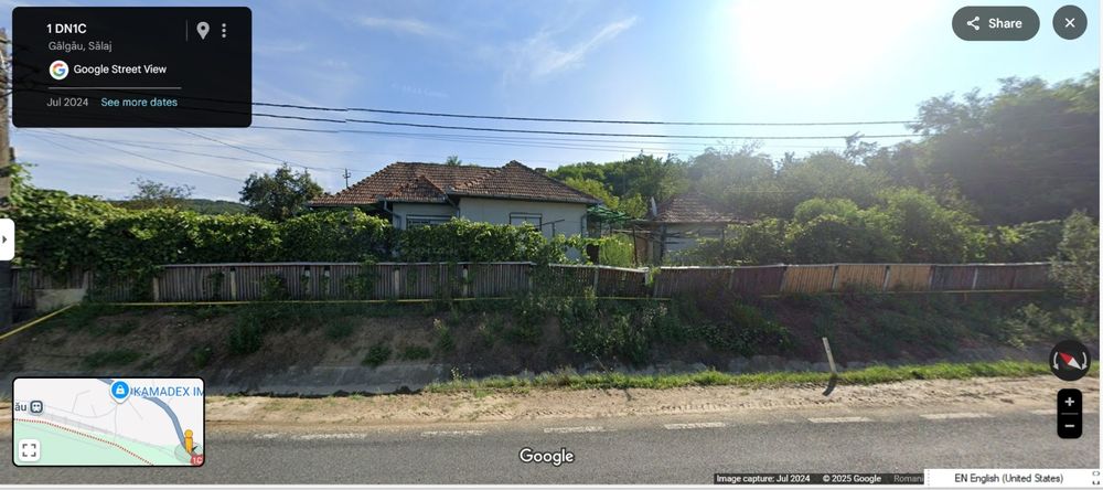 Casă + teren 1400 mp în Gâlgău, Sălaj – 3 camere, anexe, zonă verde, 2