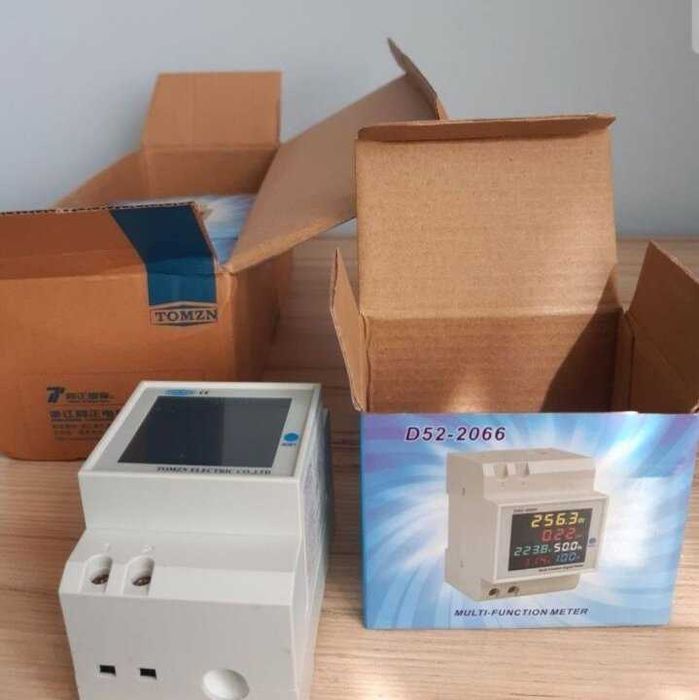 Контролен електромер за DIN шина TOMZN 100A