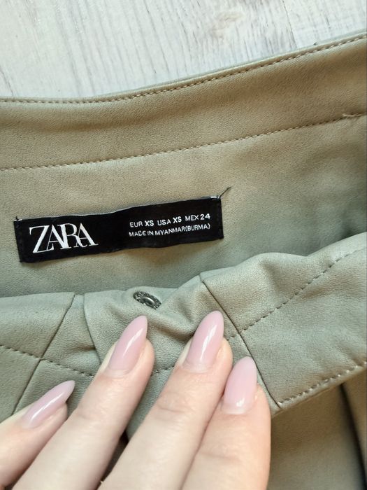 Fusta Zara xs imitatie piele