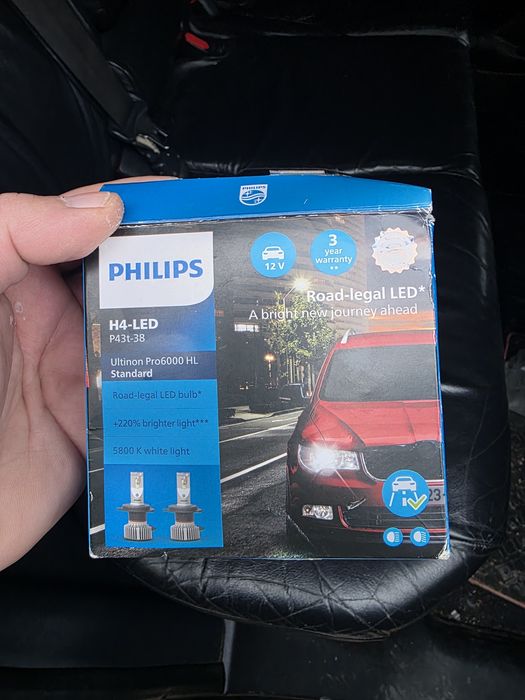 Лед Крушки Phillips H4