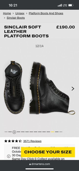 Сапоги Бренда Dr Martens Доктор Мартенс