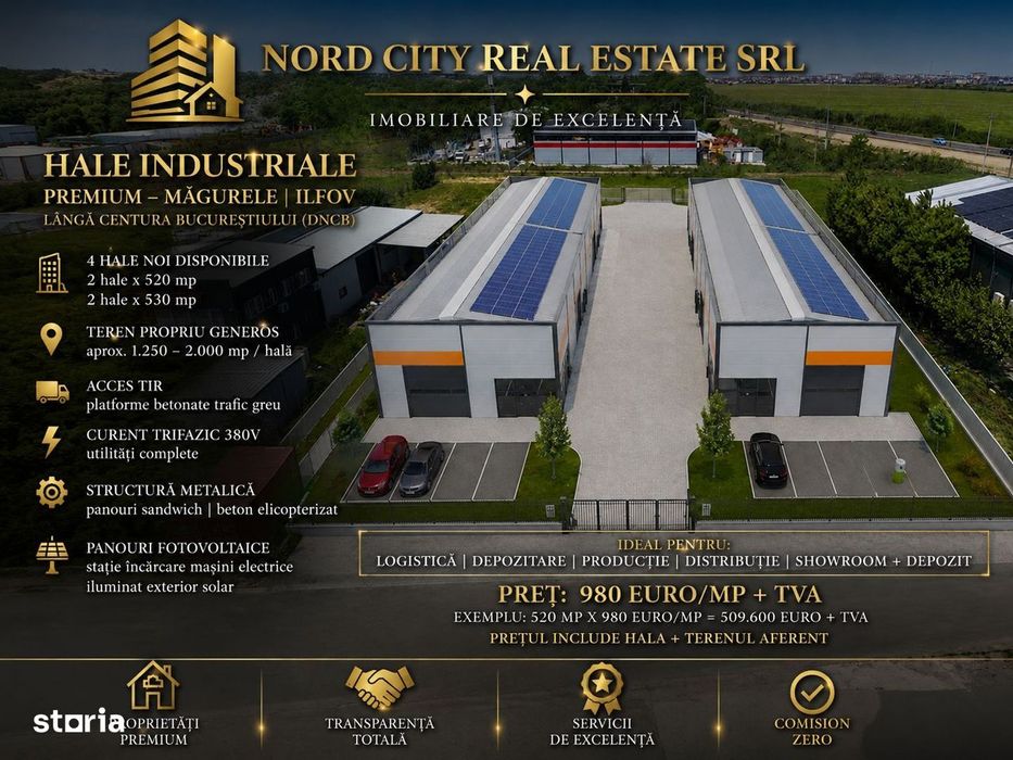 Hala Industriala Noua 550 Mp - Sos Centura | Magurele – Ilfov |