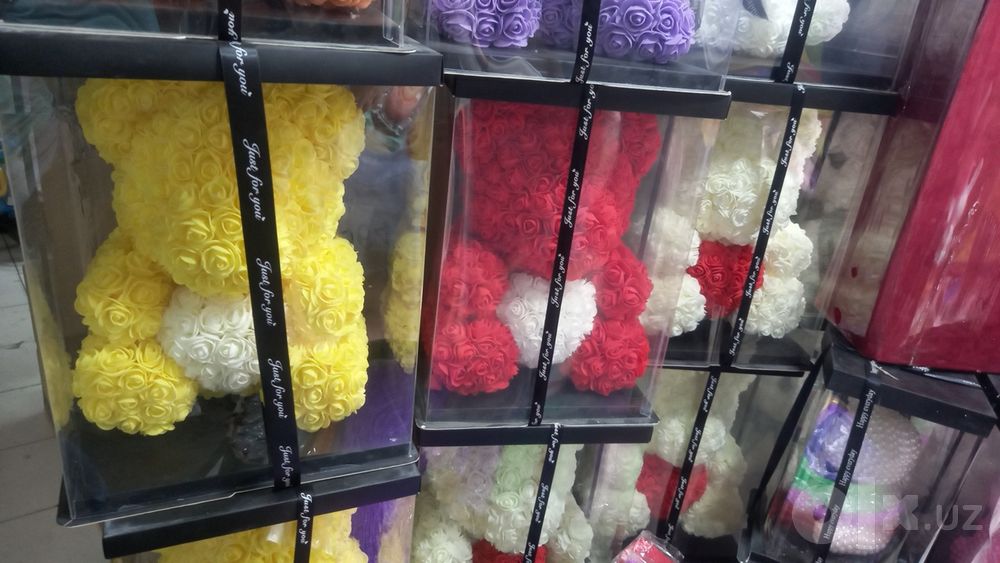 Мишка из роз 10%скидка