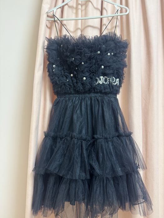 Къса черна рокля Djofra