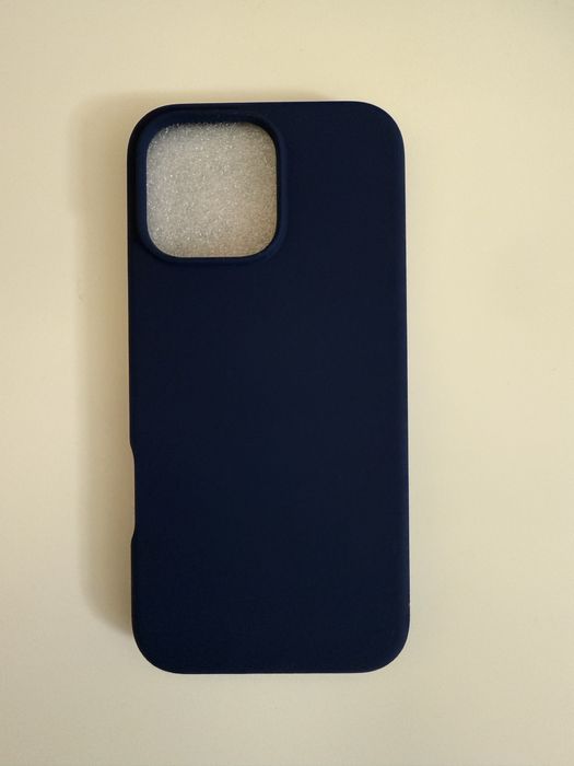 НОВ Case за iPhone 16 pro max- син