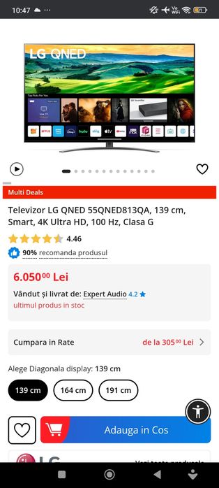 Tv Lg 55Qned813 QA 4k Uhd Ai