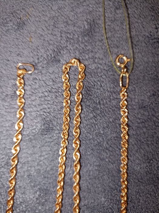 Цепочки золотые  585