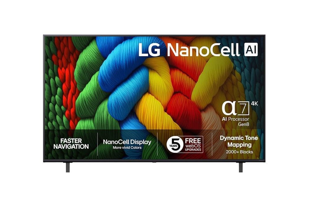 Телевизор LG 65NANO80A6B 65" Nanocell (2025) Индонезия 2 goda garantiy