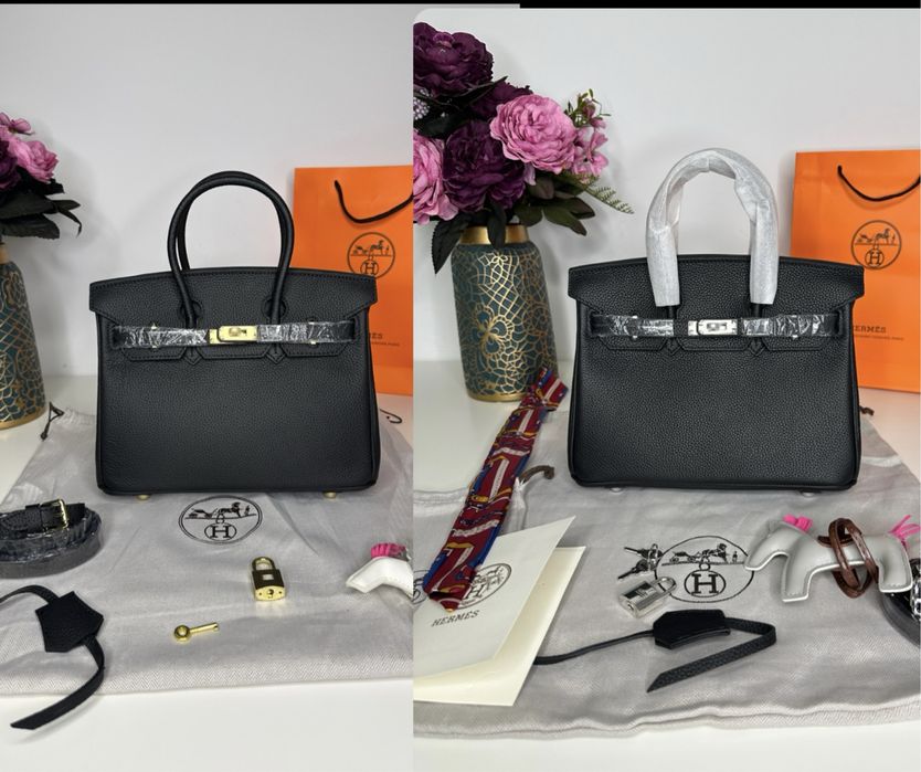 Geanta de lux HERMES Birkin 25 cm piele naturala 100% c:111