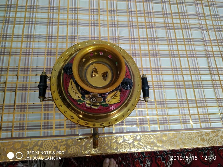 Антиквариат. Декоративный Тульский самовар 1989 год. Новый.