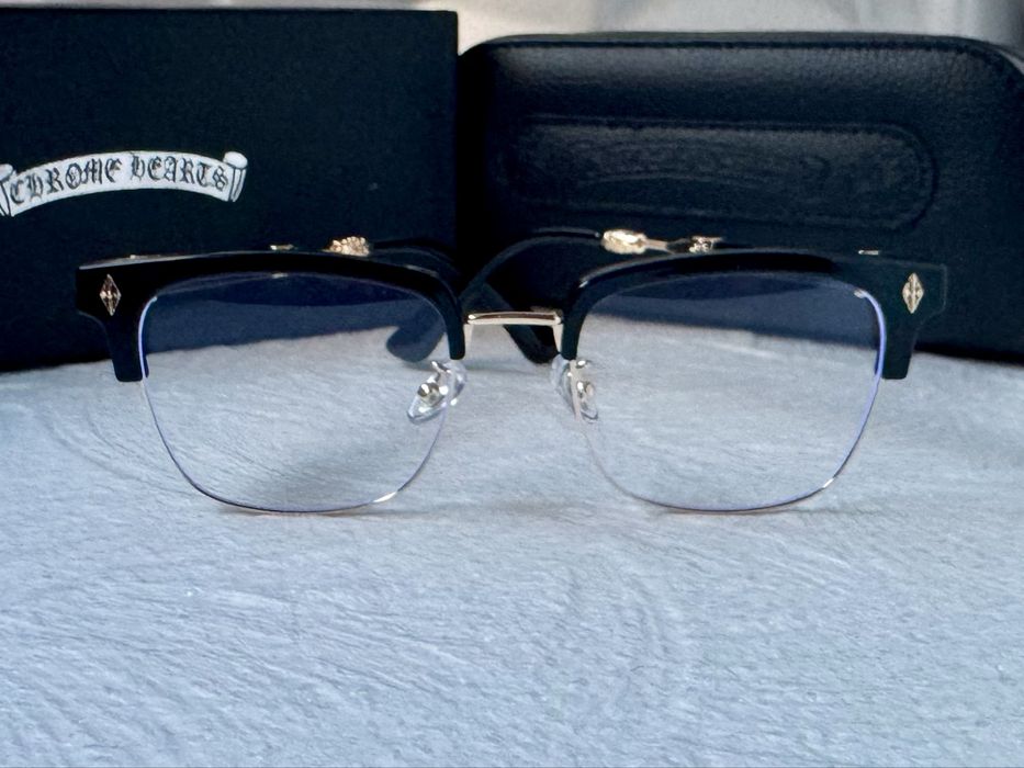 Очила за компютър Диоптрични рамки прозрачни слънчеви chrome hearts