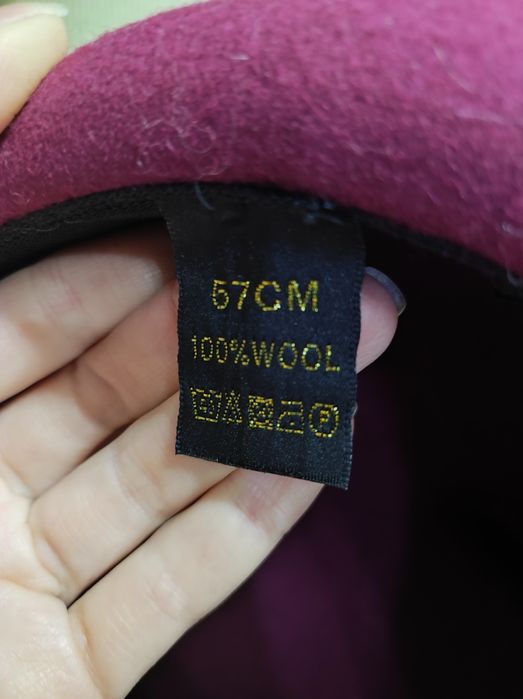 Фетровая шляпка с ушками