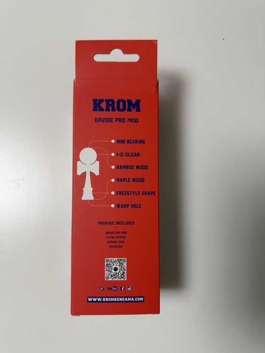 Kendama Krom Davide – nouă, sigilată, originală (cadou perfect)