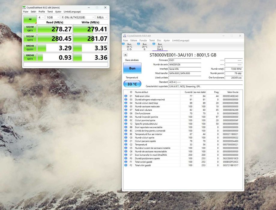 HDD Seagate SkyHawk 8TB 7200 RPM