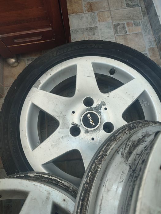 Fortwo Anvelope auto marca Smart (două anvelope de cauciuc și patru janta roti)