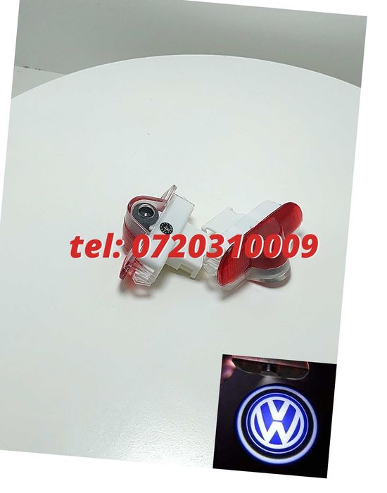 Set 2 Proiectoare Logo Pt Vw Golf 4 Boratouranpolocaddy