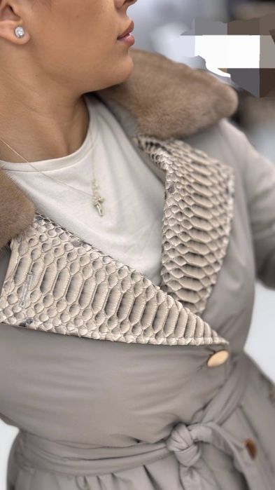 Пальто зимнее женское с подарком