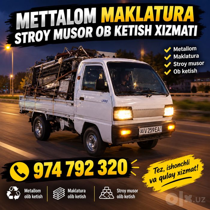 Metallom qayta ishlash tez va qulay