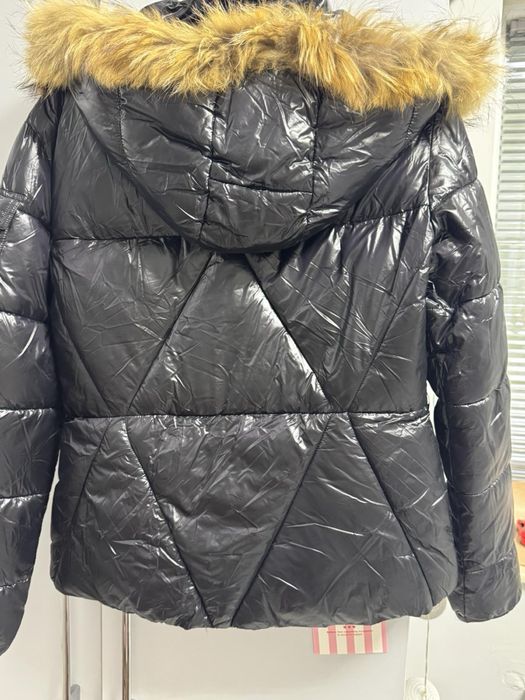 Дамско яке с естествен пух М-Л