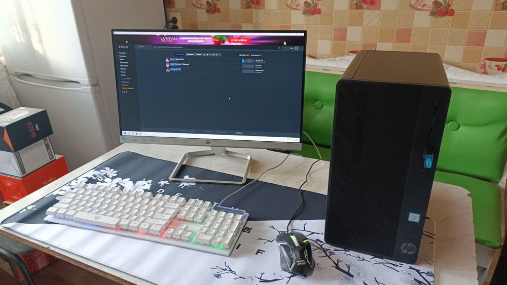 Игровой шустрый компьютер в сборе!