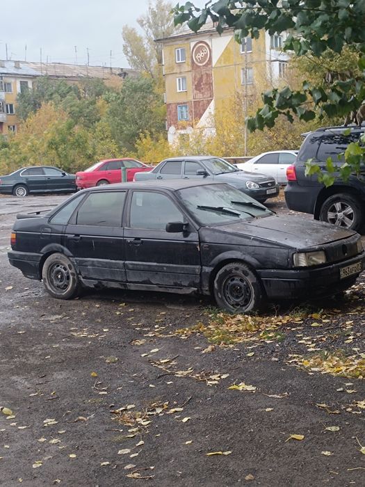 Passat b3 седан Черный