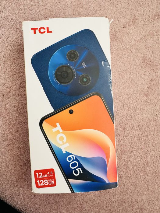 TLC 605 128GB телефон нов