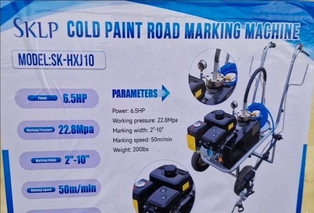 Altul Masina Marcaj Rutier Airless Benzina SKLP SK-HXJ10 6.5CP NOUA