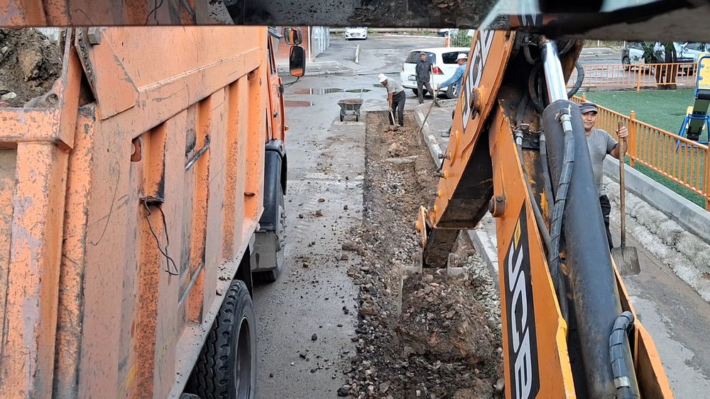 Услуга экскаватор погрузчика 3в1 гидромолот ковш