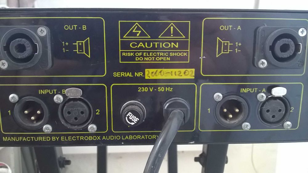 Amplificator  Putere Electrobox SPM 2000      2 x 500w - 8ohm, 2 x 1000w - 4 ohm