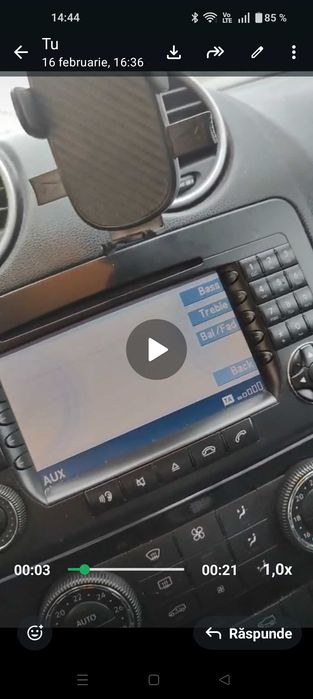 Radio cu navigatie mercedes w164 din 2007.