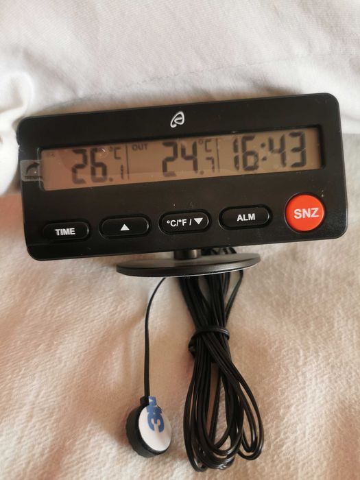 Ceas de masa Auriol cu senzor de temperatura