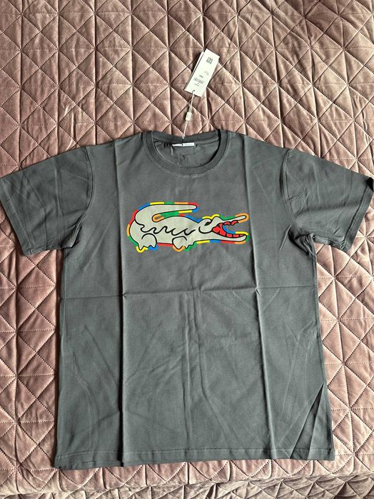 Tricou barbati cu imprimeu cauciucat Crocodil Marimea L Nou