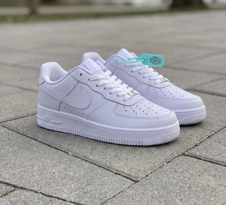 Adidasi Nike Air Force 1 White Alb - Unisex