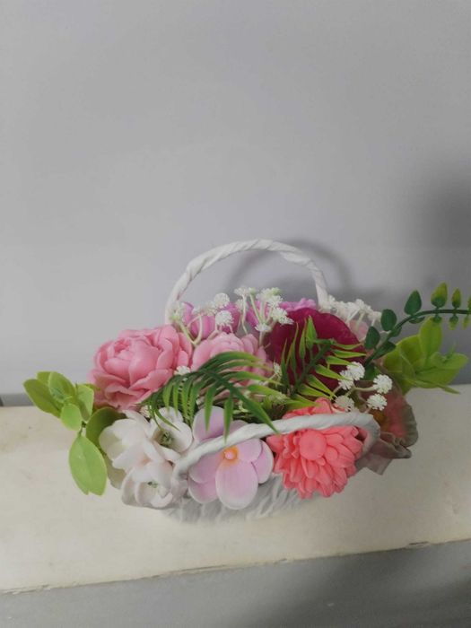 cadou buchet de flori din sapun