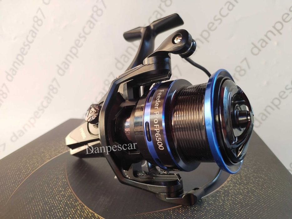 SET 2 Mulinete Feeder si Crap PRO FL FEEDER PRO FP6500 tambur LongCast