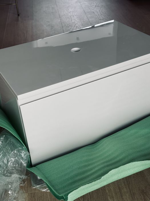 Corp mobilier baie suspendat – MDF gri casmir – 70 cm